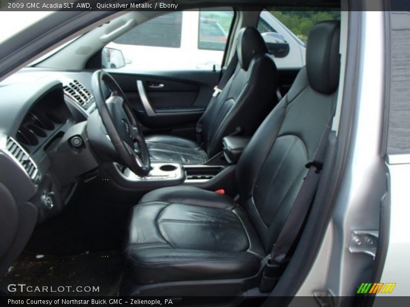Quicksilver Metallic / Ebony 2009 GMC Acadia SLT AWD