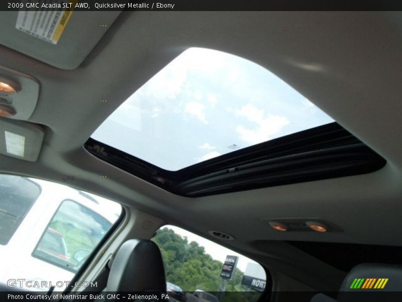Quicksilver Metallic / Ebony 2009 GMC Acadia SLT AWD
