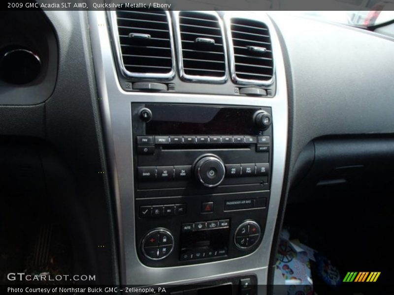 Quicksilver Metallic / Ebony 2009 GMC Acadia SLT AWD