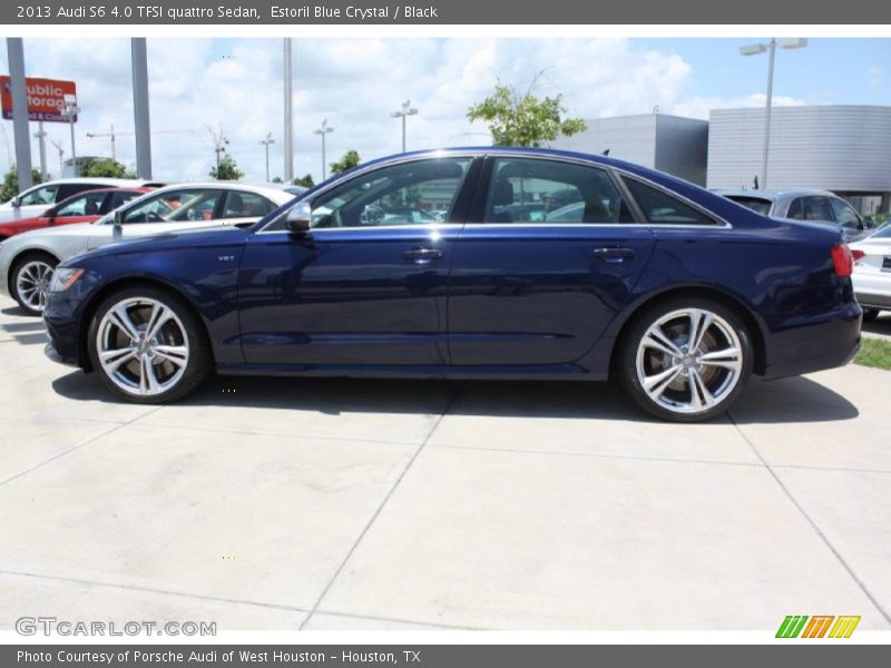 Estoril Blue Crystal / Black 2013 Audi S6 4.0 TFSI quattro Sedan
