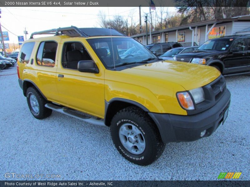 Solar Yellow / Dusk 2000 Nissan Xterra SE V6 4x4