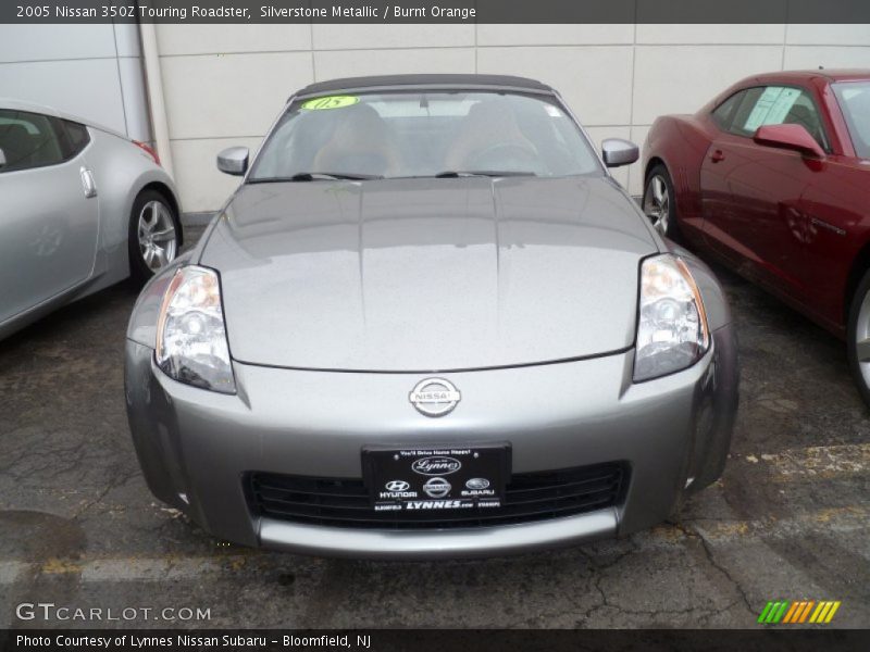 Silverstone Metallic / Burnt Orange 2005 Nissan 350Z Touring Roadster