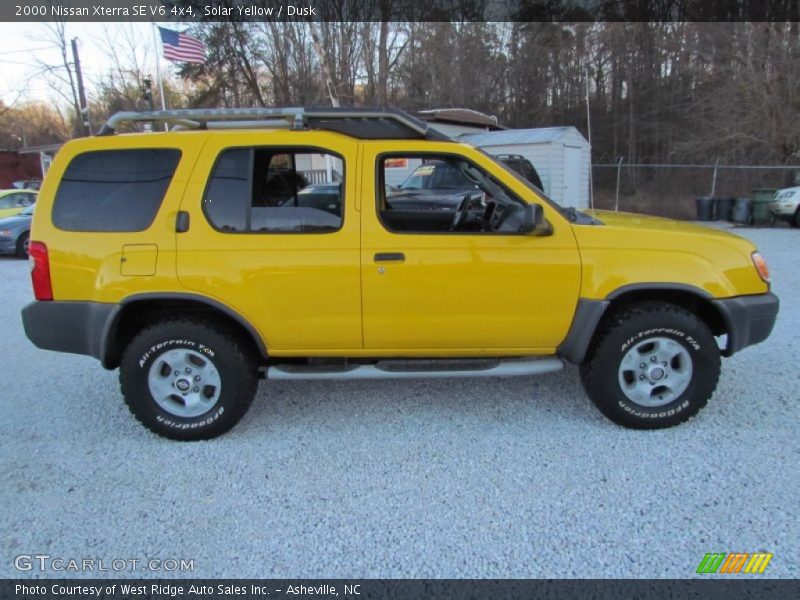 Solar Yellow / Dusk 2000 Nissan Xterra SE V6 4x4