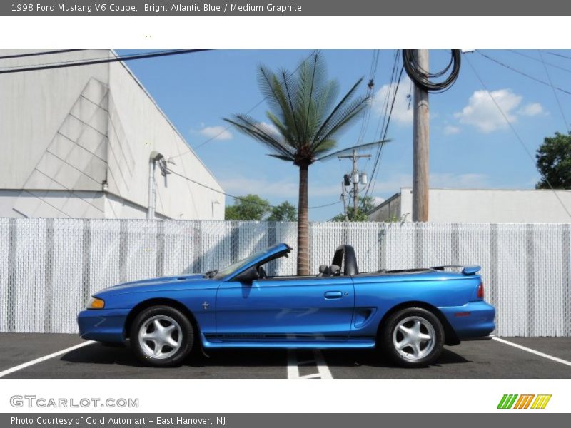  1998 Mustang V6 Coupe Bright Atlantic Blue