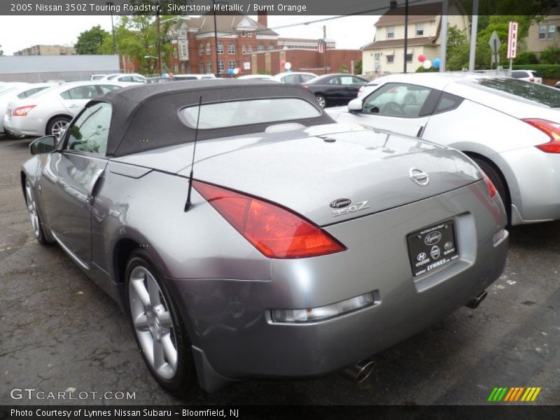 Silverstone Metallic / Burnt Orange 2005 Nissan 350Z Touring Roadster