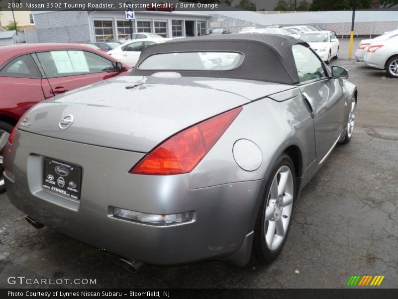 Silverstone Metallic / Burnt Orange 2005 Nissan 350Z Touring Roadster