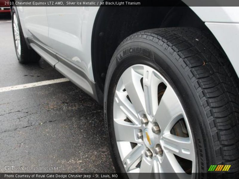 Silver Ice Metallic / Jet Black/Light Titanium 2010 Chevrolet Equinox LTZ AWD