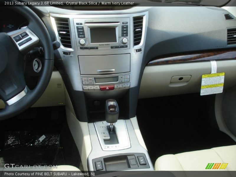 Crystal Black Silica / Warm Ivory Leather 2013 Subaru Legacy 3.6R Limited