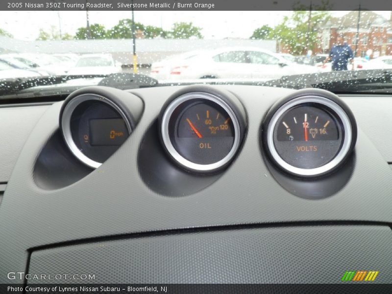 Silverstone Metallic / Burnt Orange 2005 Nissan 350Z Touring Roadster