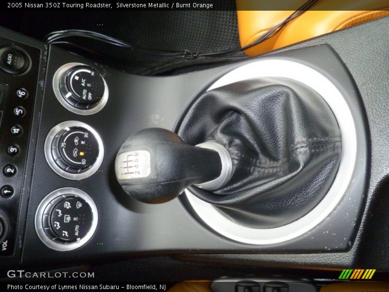 Silverstone Metallic / Burnt Orange 2005 Nissan 350Z Touring Roadster