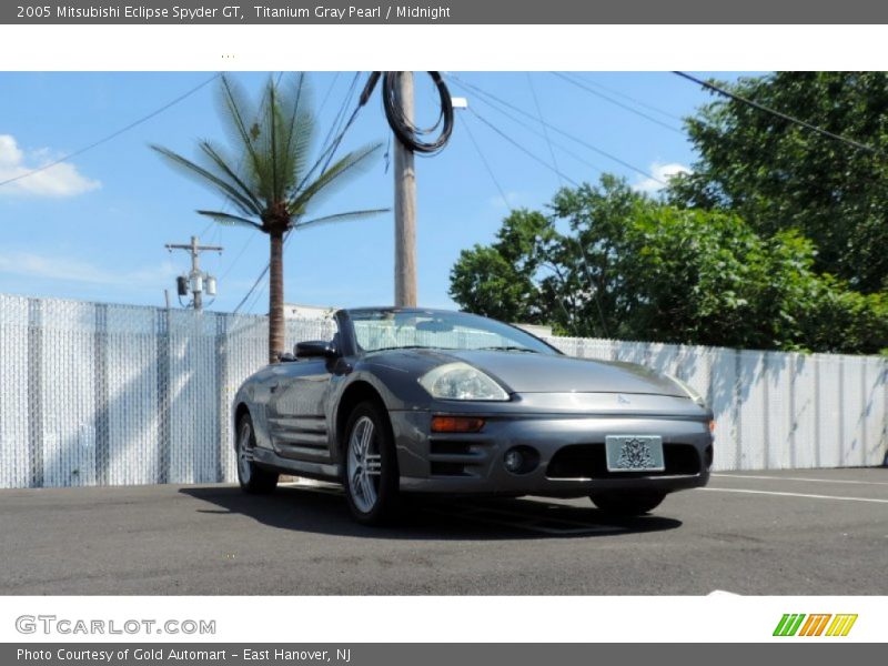 Titanium Gray Pearl / Midnight 2005 Mitsubishi Eclipse Spyder GT