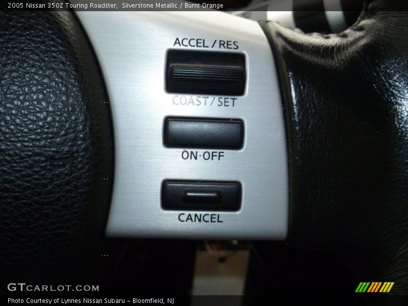 Silverstone Metallic / Burnt Orange 2005 Nissan 350Z Touring Roadster
