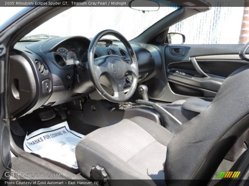 Titanium Gray Pearl / Midnight 2005 Mitsubishi Eclipse Spyder GT