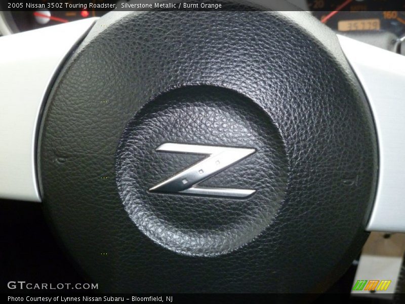 Silverstone Metallic / Burnt Orange 2005 Nissan 350Z Touring Roadster