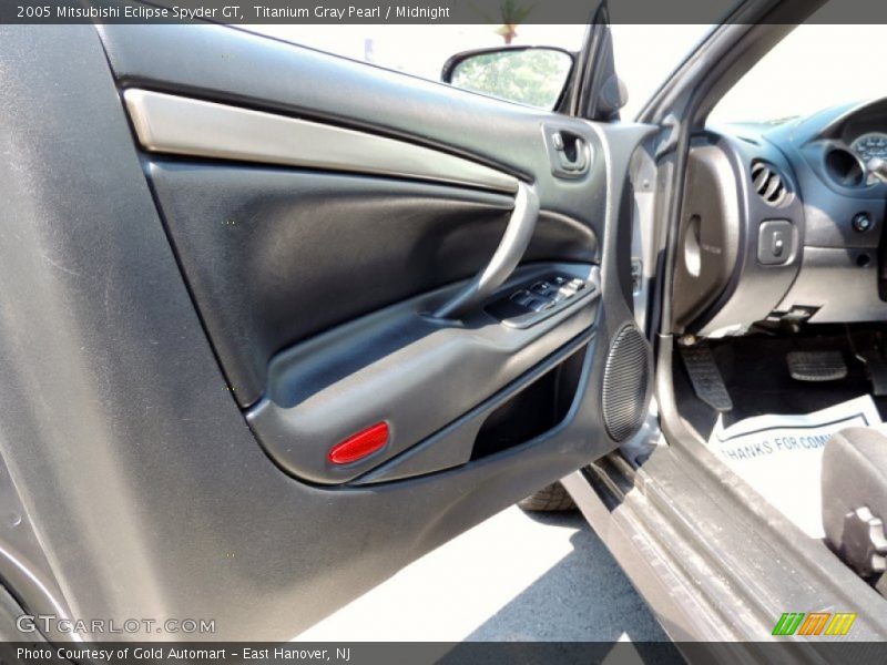 Titanium Gray Pearl / Midnight 2005 Mitsubishi Eclipse Spyder GT