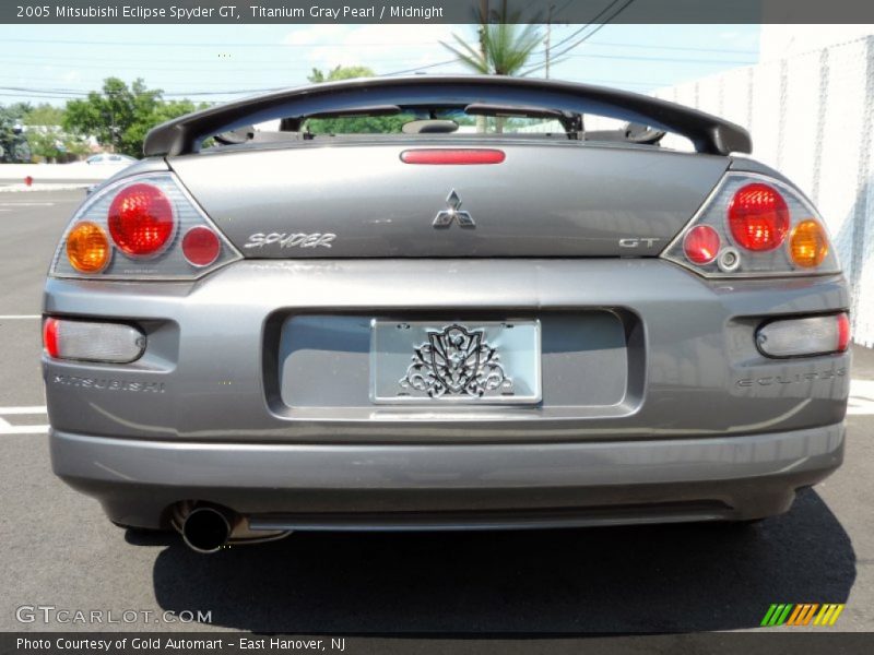 Titanium Gray Pearl / Midnight 2005 Mitsubishi Eclipse Spyder GT