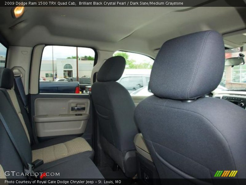 Brilliant Black Crystal Pearl / Dark Slate/Medium Graystone 2009 Dodge Ram 1500 TRX Quad Cab