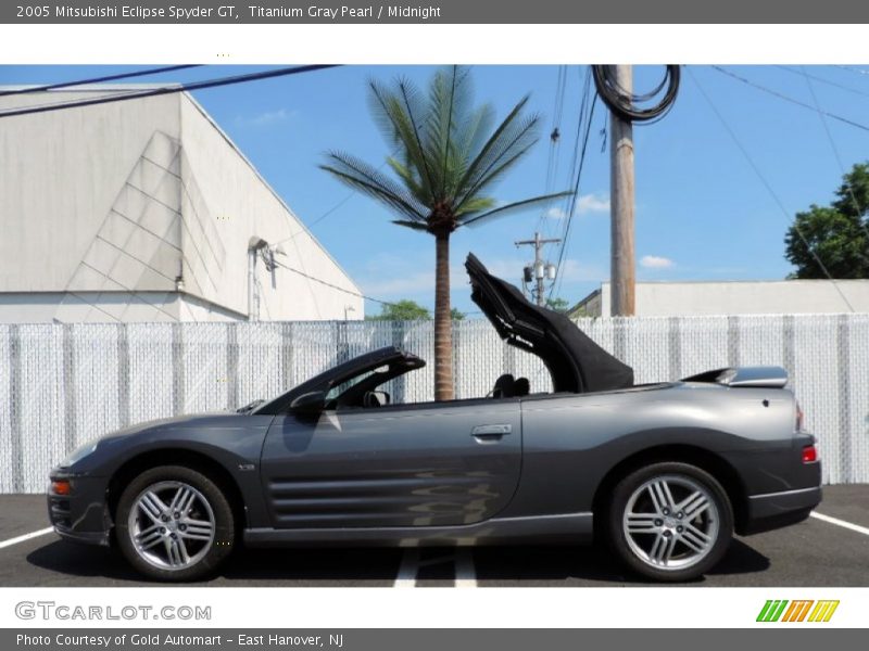 Titanium Gray Pearl / Midnight 2005 Mitsubishi Eclipse Spyder GT