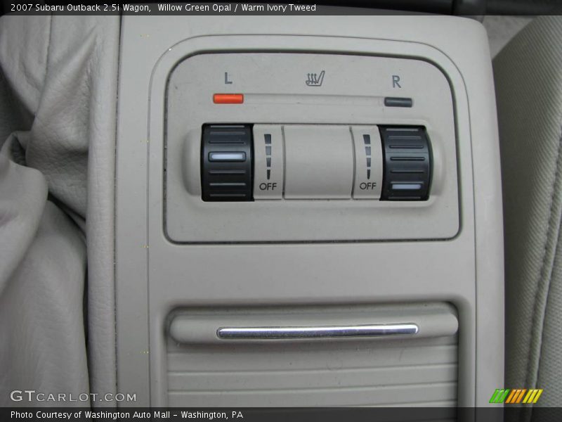 Willow Green Opal / Warm Ivory Tweed 2007 Subaru Outback 2.5i Wagon