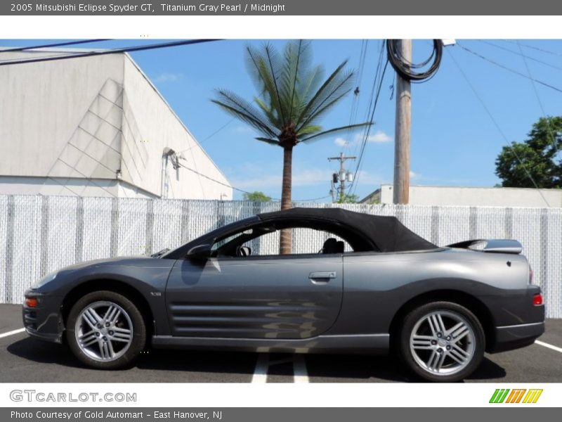 Titanium Gray Pearl / Midnight 2005 Mitsubishi Eclipse Spyder GT
