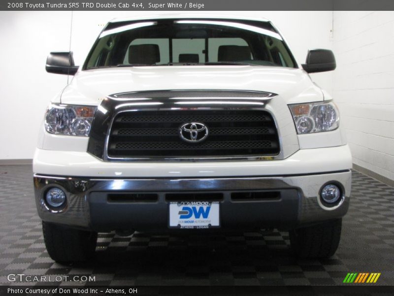 Super White / Beige 2008 Toyota Tundra SR5 TRD Double Cab 4x4