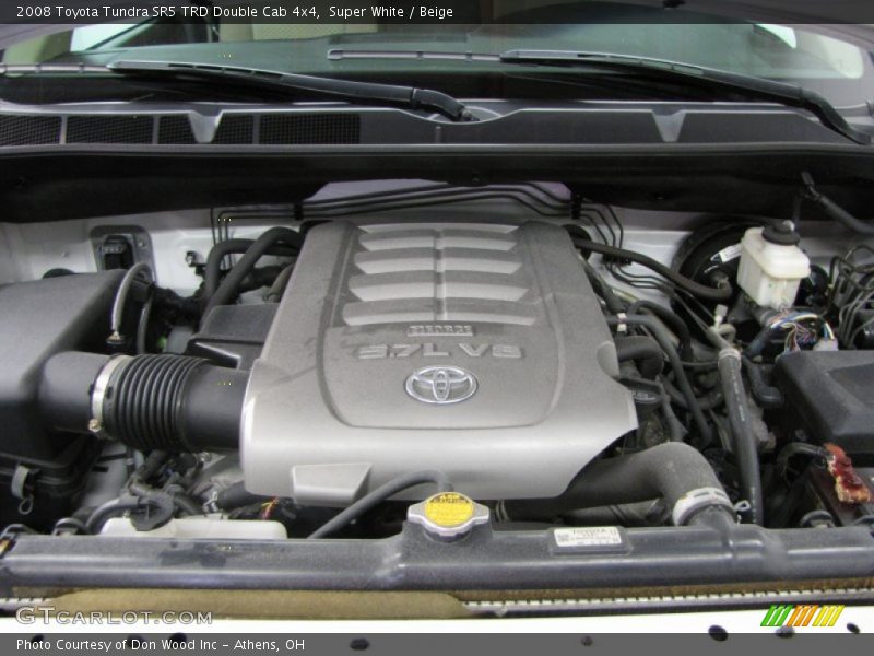 Super White / Beige 2008 Toyota Tundra SR5 TRD Double Cab 4x4