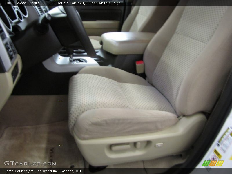 Super White / Beige 2008 Toyota Tundra SR5 TRD Double Cab 4x4