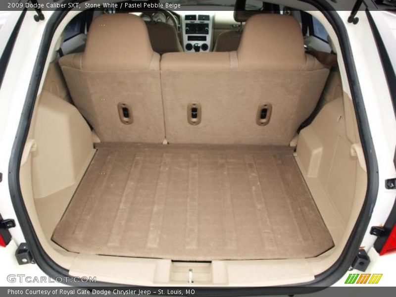 Stone White / Pastel Pebble Beige 2009 Dodge Caliber SXT