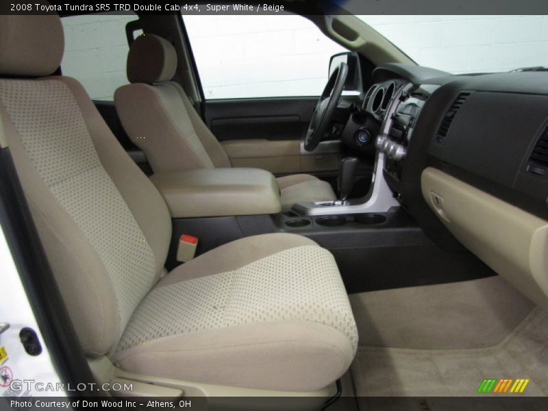 Super White / Beige 2008 Toyota Tundra SR5 TRD Double Cab 4x4