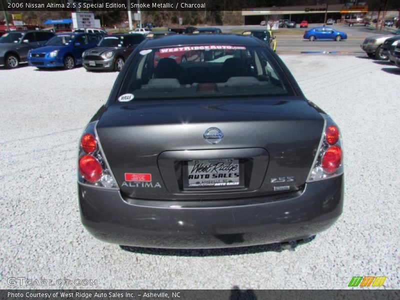 Smoke Metallic / Charcoal 2006 Nissan Altima 2.5 S Special Edition