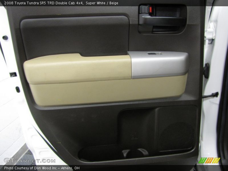 Super White / Beige 2008 Toyota Tundra SR5 TRD Double Cab 4x4