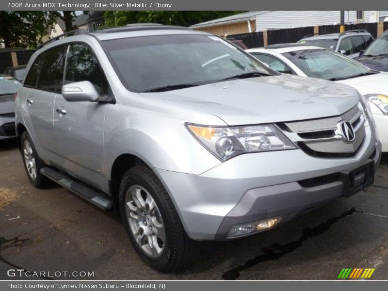 Billet Silver Metallic / Ebony 2008 Acura MDX Technology