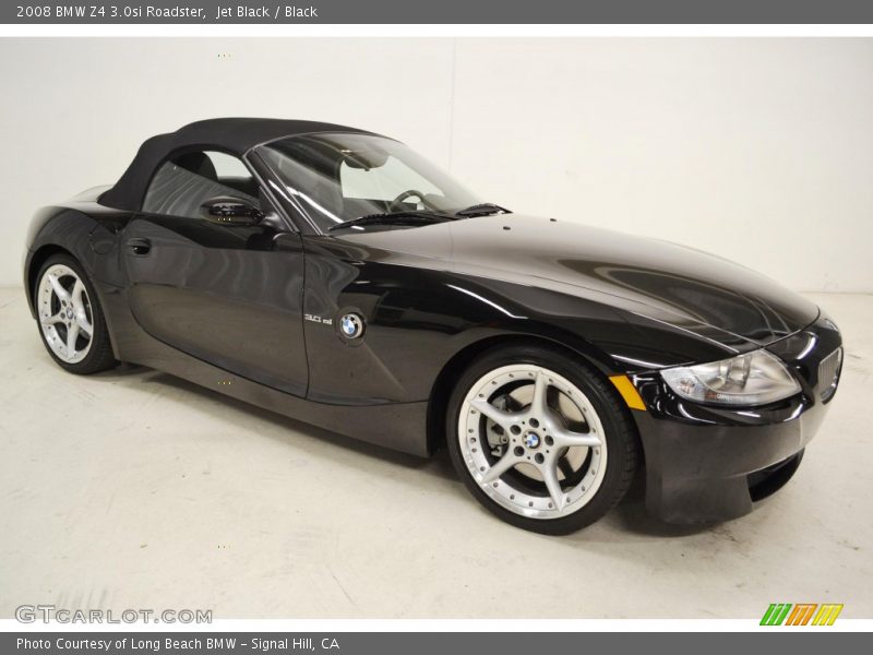 Jet Black / Black 2008 BMW Z4 3.0si Roadster