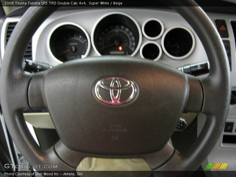 Super White / Beige 2008 Toyota Tundra SR5 TRD Double Cab 4x4