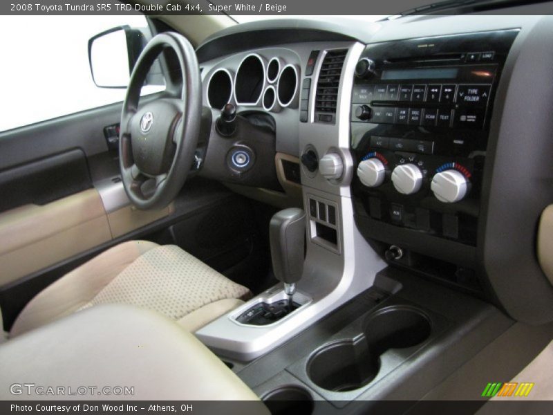 Super White / Beige 2008 Toyota Tundra SR5 TRD Double Cab 4x4
