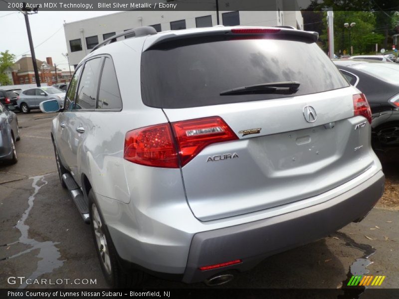 Billet Silver Metallic / Ebony 2008 Acura MDX Technology