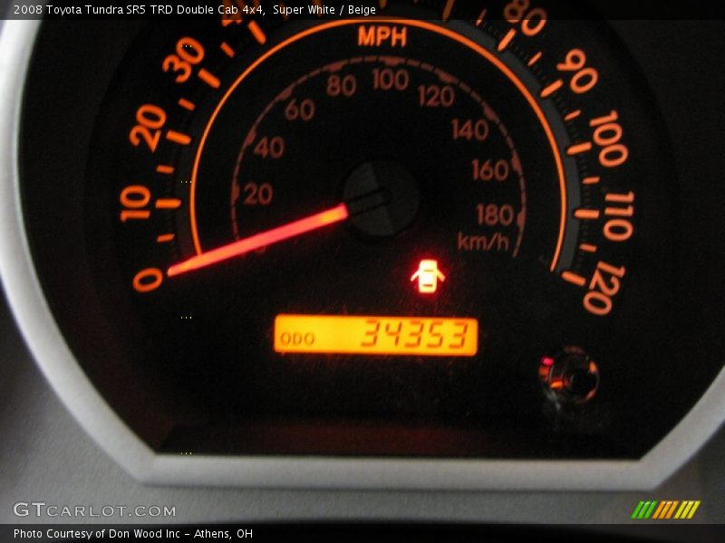 Super White / Beige 2008 Toyota Tundra SR5 TRD Double Cab 4x4