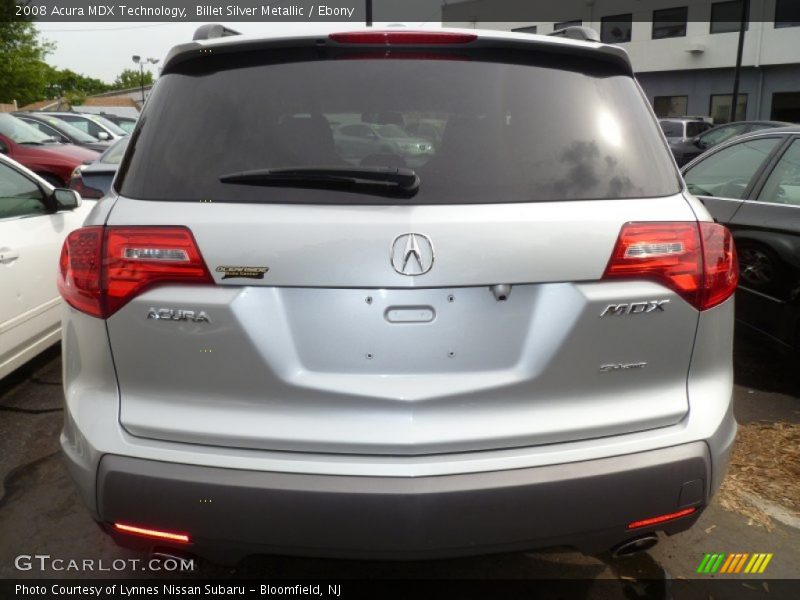 Billet Silver Metallic / Ebony 2008 Acura MDX Technology