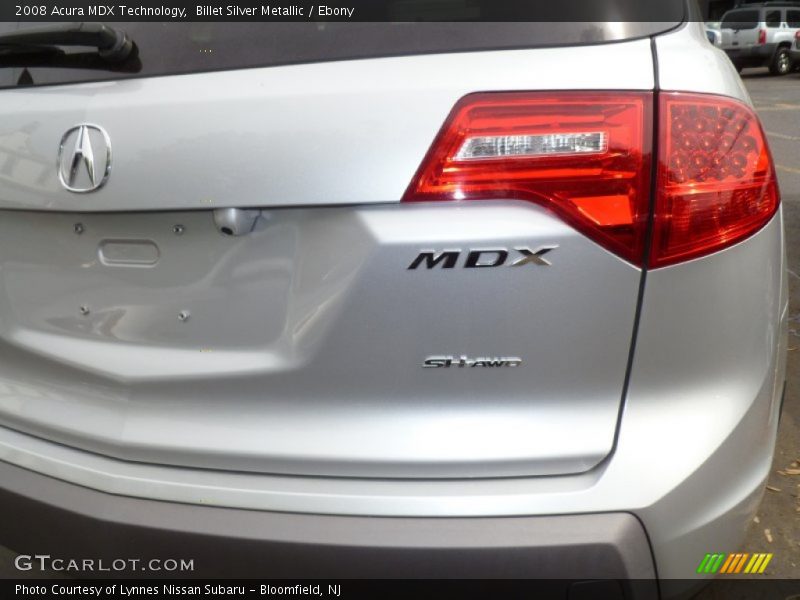 Billet Silver Metallic / Ebony 2008 Acura MDX Technology