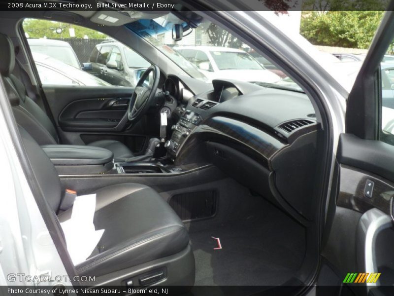 Billet Silver Metallic / Ebony 2008 Acura MDX Technology