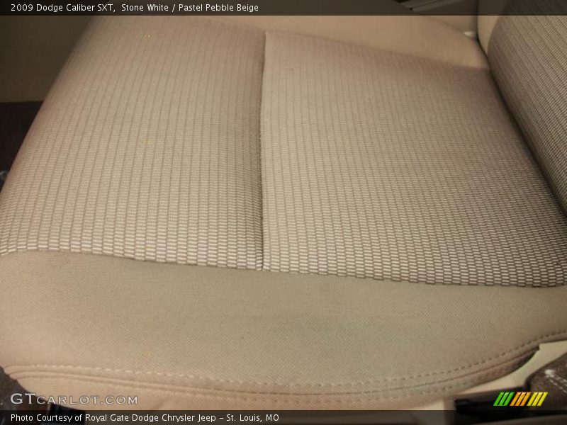 Stone White / Pastel Pebble Beige 2009 Dodge Caliber SXT