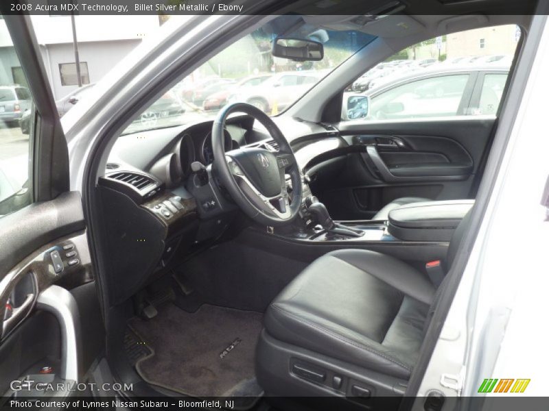 Billet Silver Metallic / Ebony 2008 Acura MDX Technology