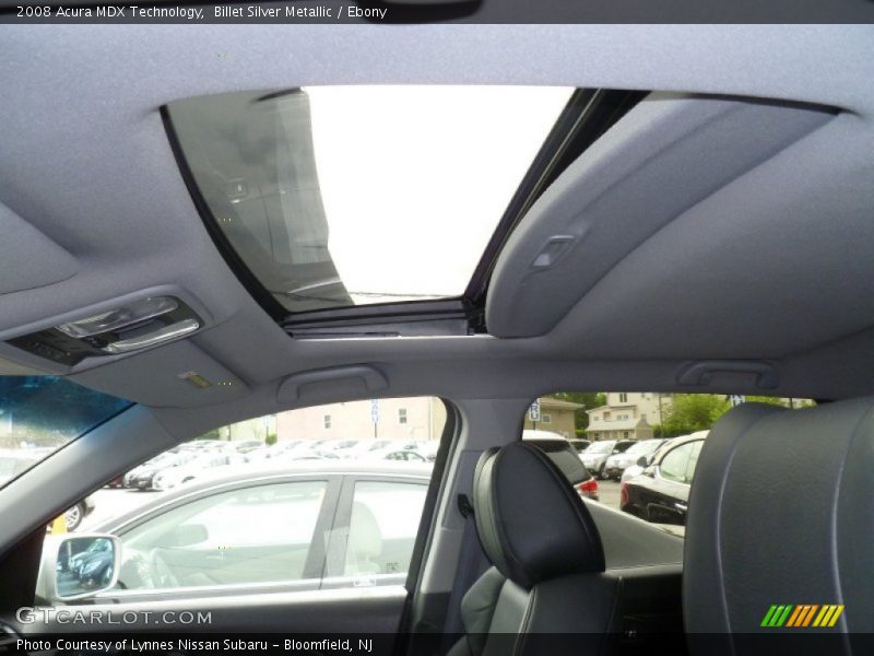 Billet Silver Metallic / Ebony 2008 Acura MDX Technology