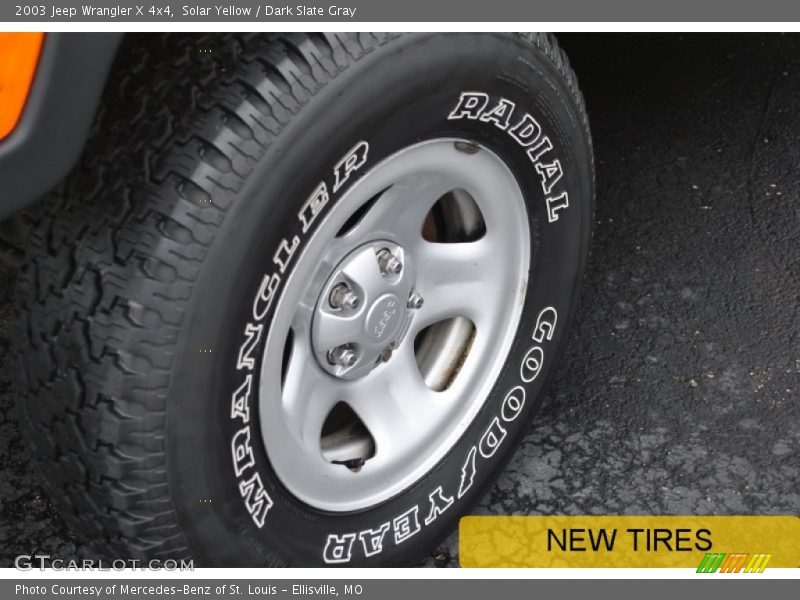 Solar Yellow / Dark Slate Gray 2003 Jeep Wrangler X 4x4
