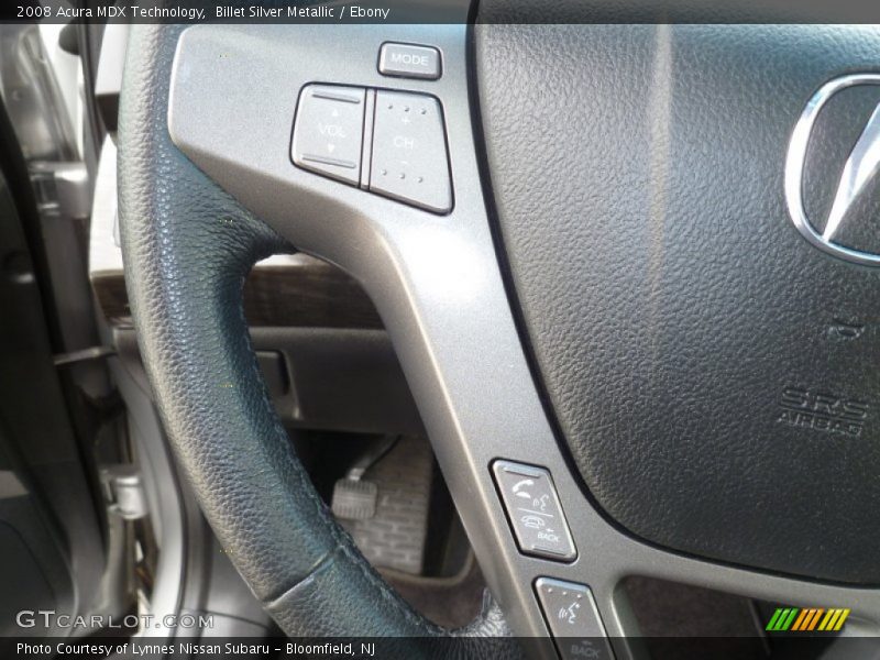 Billet Silver Metallic / Ebony 2008 Acura MDX Technology