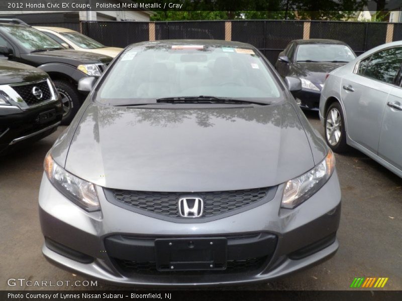 Polished Metal Metallic / Gray 2012 Honda Civic EX Coupe