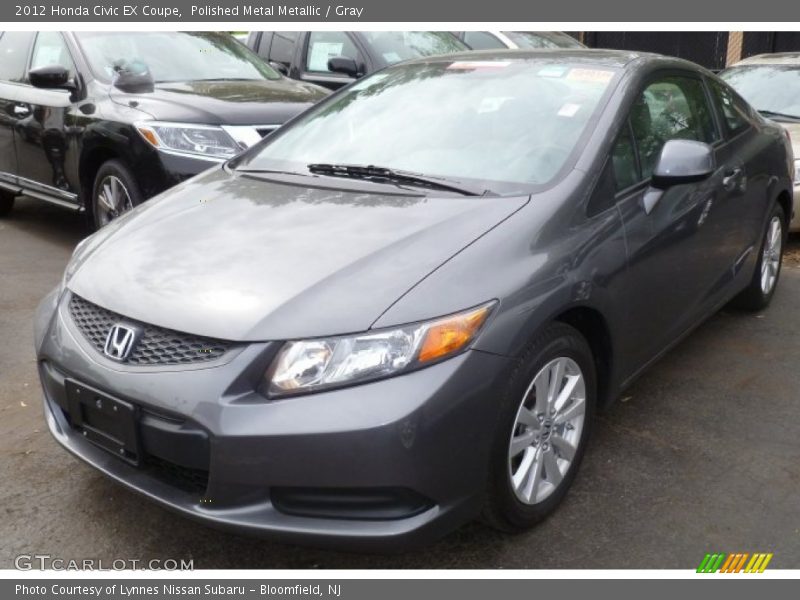 Polished Metal Metallic / Gray 2012 Honda Civic EX Coupe