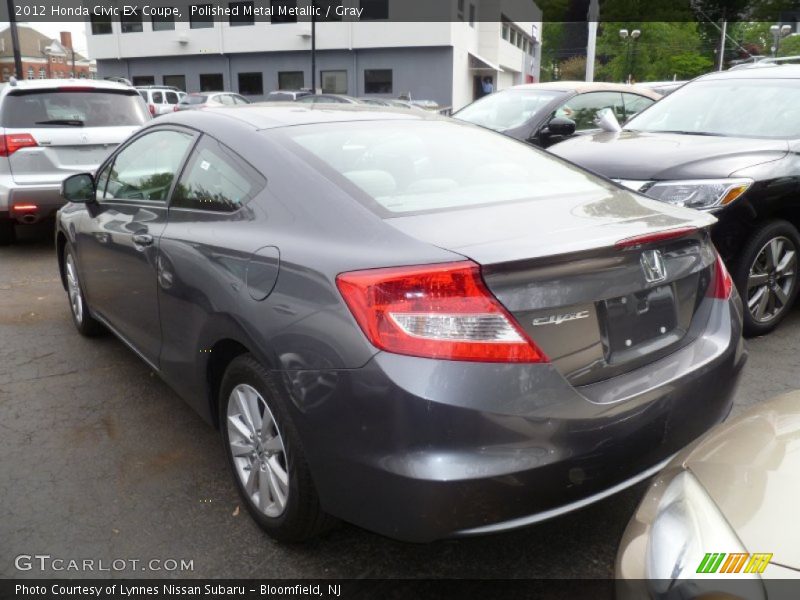 Polished Metal Metallic / Gray 2012 Honda Civic EX Coupe