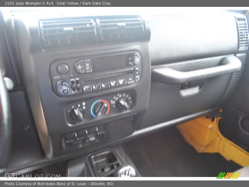 Solar Yellow / Dark Slate Gray 2003 Jeep Wrangler X 4x4