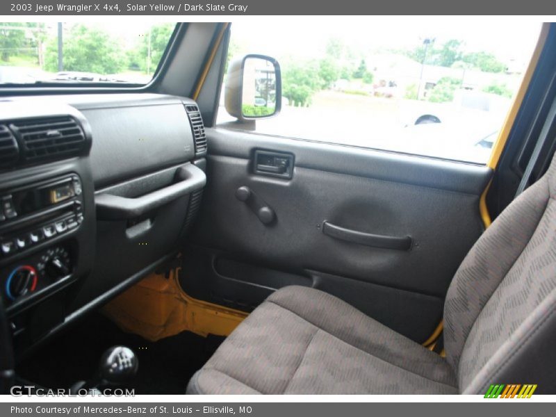Solar Yellow / Dark Slate Gray 2003 Jeep Wrangler X 4x4
